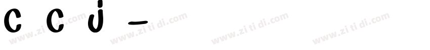Cre CoolJazz字体转换